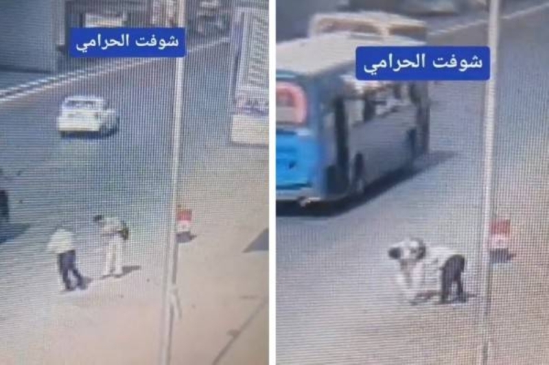 مصر.. شاهد: لص يلجأ إلى حيلة غريبة وجديدة لسرقة محفظة شخص في وضح النهار
