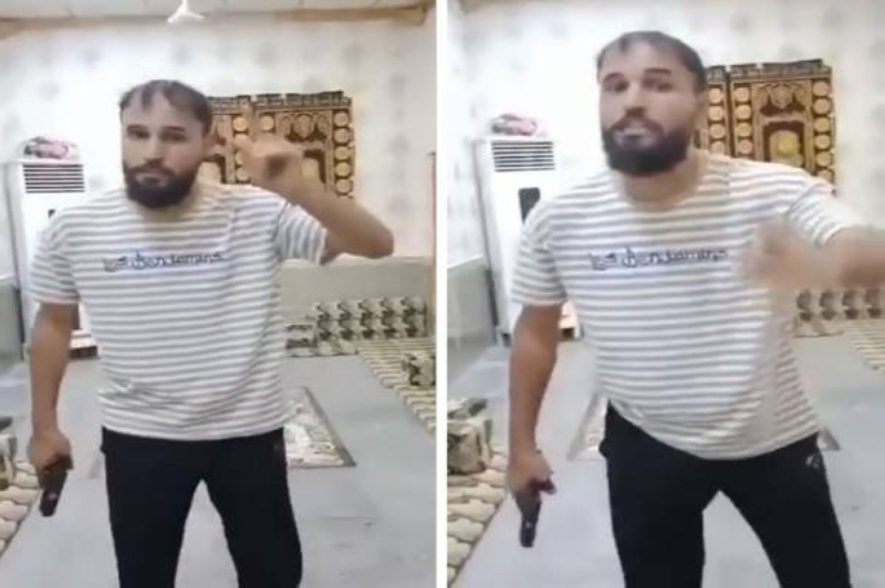 شاهد: ناشط عراقي يوجه رسالة ويطلق النار على نفسه في بث مباشر