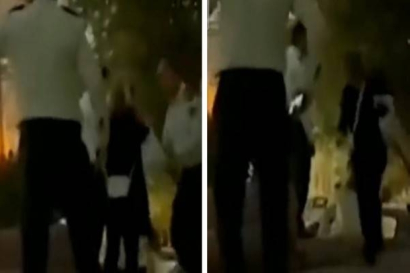 بسبب الحجاب.. شاهد: شرطي إيراني يصفع فتاة على وجهها وسط شارع في طهران