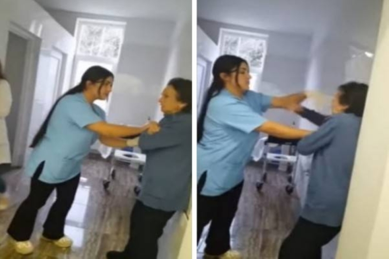 صفعتها على وجهها عدة مرات.. شاهد: ممرضة تعتدي على امرأة مسنة بوحشية داخل دار رعاية