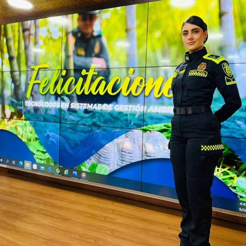 شاهد: «أجمل  شرطية في العالم» تكشف تفاصيل عملها في أخطر مدينة