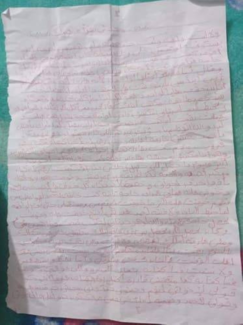 مصر.. قاتلة والدتها بمساعدة عشيقها تسرب "رسالة" من داخل محبسها إلى عمتها.. وتكشف مفاجأة