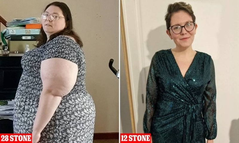 شاهد: سيدة بريطانية تخسر 100 كيلو من وزنها خلال 18 شهراً فقط.. والكشف عن الطريقة التي اتبعتها