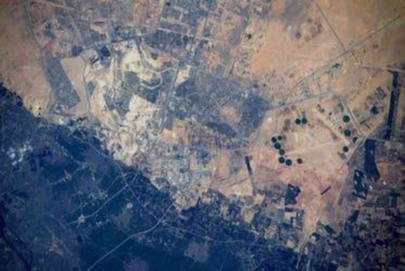 صورة لمصر من الفضاء.. شاهد: هل يمكنك تحديد مكان الأهرامات خلال 11 ثانية؟