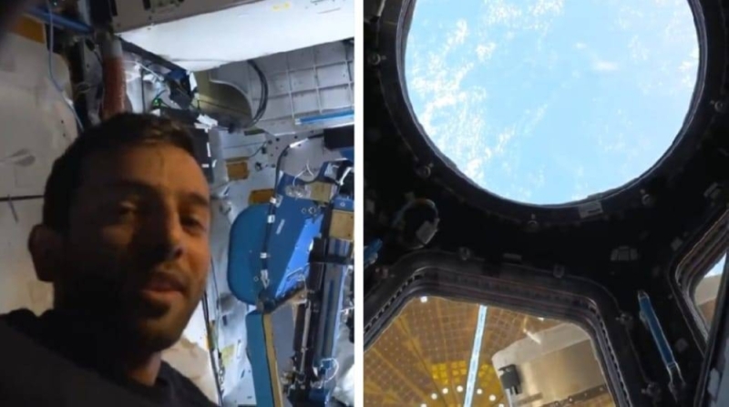 شاهد.. رائد فضاء إماراتي يوثق لقطات لكوكب الأرض من محطة الفضاء الدولية
