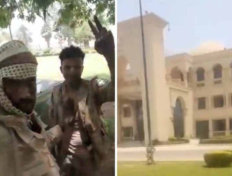 السودان.. شاهد: قوات الدعم السريع تنشر فيديو من داخل القصر الجمهوري وتعلن السيطرة عليه وهروب عناصر الجيش