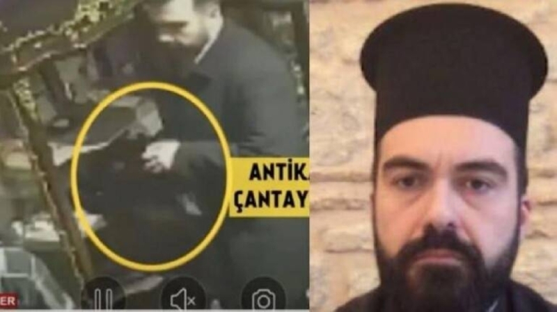 بالفيديو .. ضبط رجل ديني مسيحي متلبساً أثناء سرقته ساعة تاريخية ثمينة في تركيا.. والكشف عن سعرها
