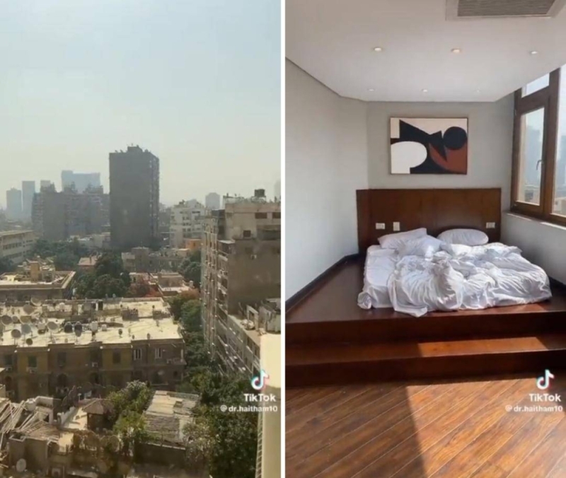 شاهد:  فيديو طريف لسائح سعودي حجز غرفة مطلة على نهر النيل في القاهرة وتفاجأ بما حدث!
