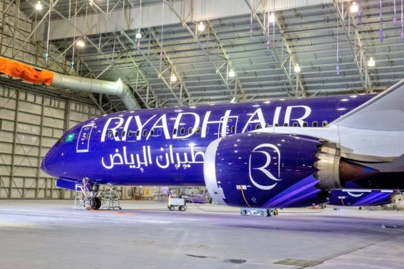 ‏شاهد: طيران الرياض‬⁩  يكشف عن الهوية البصرية للفئة الأولى من أسطول طائراته "بوينغ"