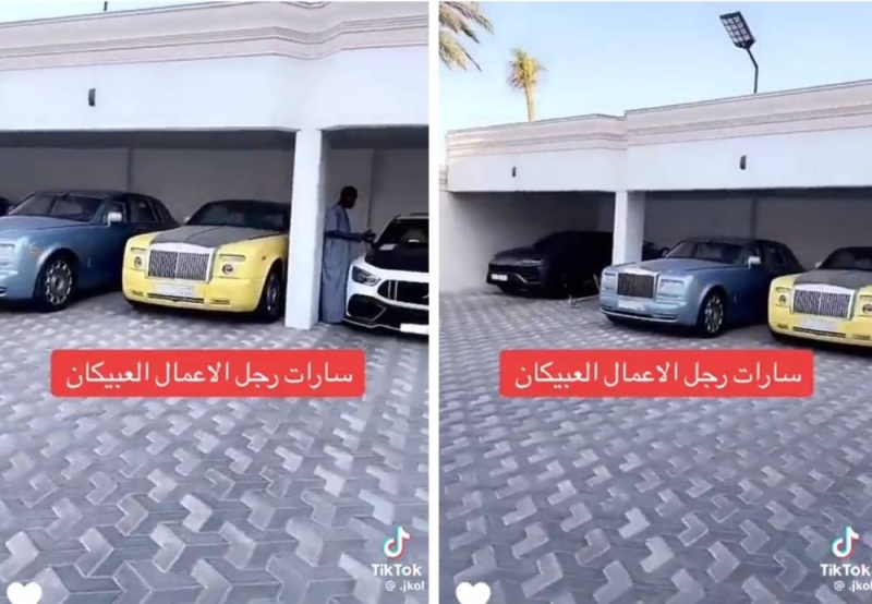 شاهد: رجل الأعمال أحمد العبيكان يوثق أسطول سياراته الفارهة عبر مقطع فيديو