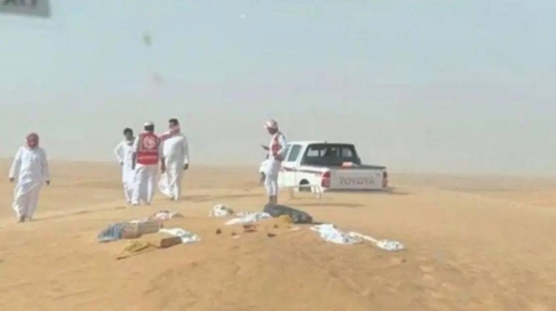 بعد أسبوع من فقدانه  .. فريق "إنجاد" التطوعي يعلن العثور على مفقود نجران بعدما علقت سيارته  في منطقة صحراوية