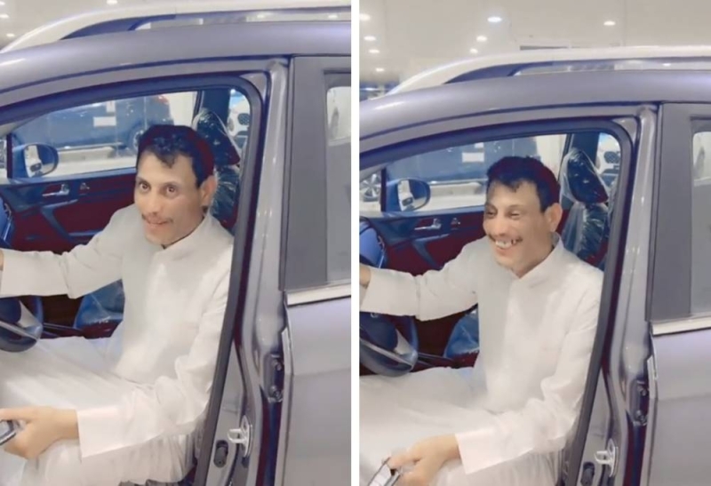 شاهد:  سعد آل مغني يهدي متابع سيارة موديل 2023.. ويعلق: هذه رابع سيارة لمتابعيني.. هذا حقهم علي