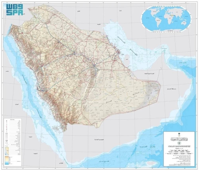 تشمل  البرية والبحرية والجزر … شاهد: السعودية تكشف عن الخارطة الرسمية المحدثة لحدودها الدولية المعتمدة