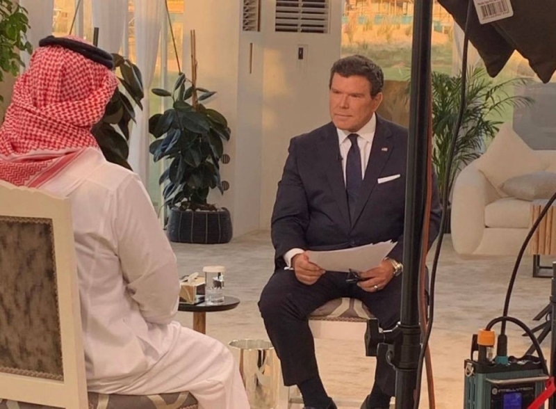 ‏شاهد: أول صور من مقابلة ولي العهد  الأمير ⁧‫ "محمد بن سلمان‬⁩" مع قناة ⁧‫فوكس نيوز‬⁩ الأميركية والكشف عن موعد بث المقابلة