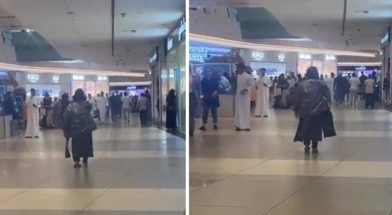 شاهد: امرأة تصرخ بصوت عالي في مجمع تجاري بالكويت تدعي أنها «المهدي المنتظر»!