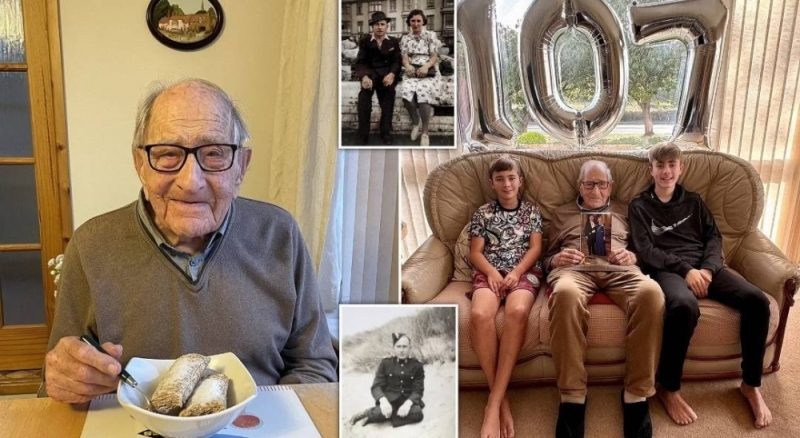 الكشف عن وجبة الإفطار الأساسية لرجل بريطاني يبلغ من العمر 107 أعوام