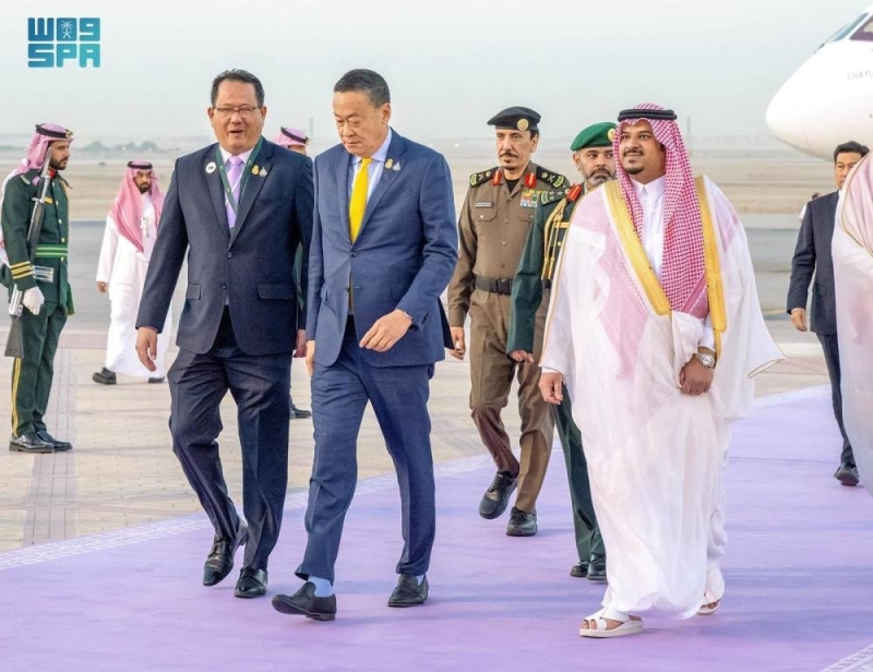بالفيديو والصور.. وصول رئيس وزراء تايلند إلى المملكة للمشاركة في "قمة الرياض"