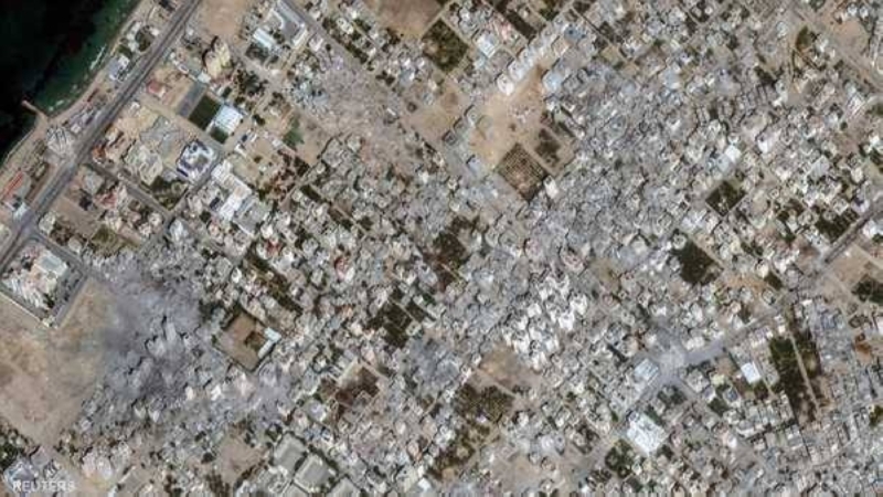 شاهد.. صور الأقمار الاصطناعية تظهر حجم الدمار في غزة قبل وبعد القصف الإسرائيلي