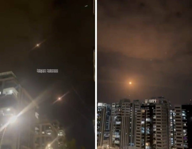 شاهد .. حماس تطلق صواريخ مكثفة على  إسرائيل وصافرات الإنذار تدوي في تل أبيب واللد والرملة