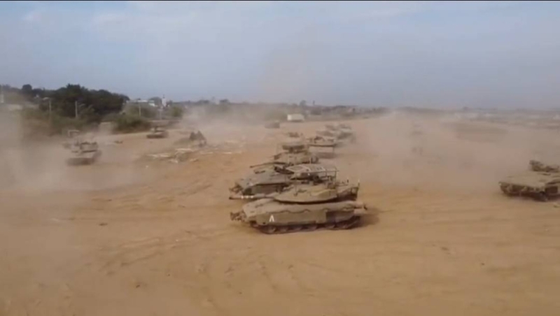 "ما زلنا بالميدان".. الجيش الإسرائيلي ينشر فيديوهات من دخول غزة ويكشف تفاصيل هجومه الموسع بمشاركة 100 طائرة حربية