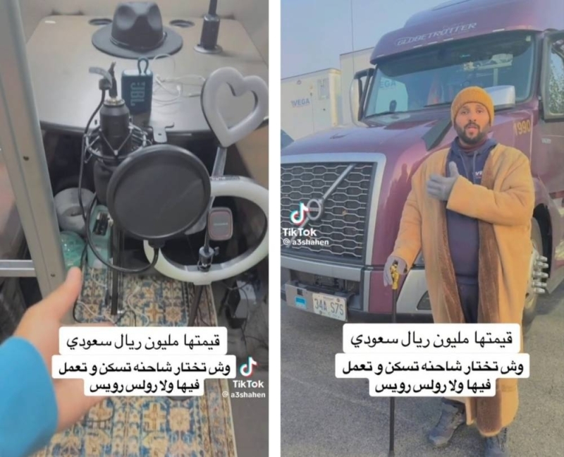 شاهد: عراقي يعمل في نقل البضائع في أمريكا يستعرض مواصفات شاحنته.. ويكشف عن سعرها