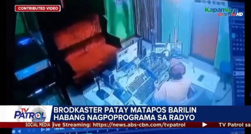 شاهد.. لحظة مقتل مذيع خلال بث مباشر في الفلبين