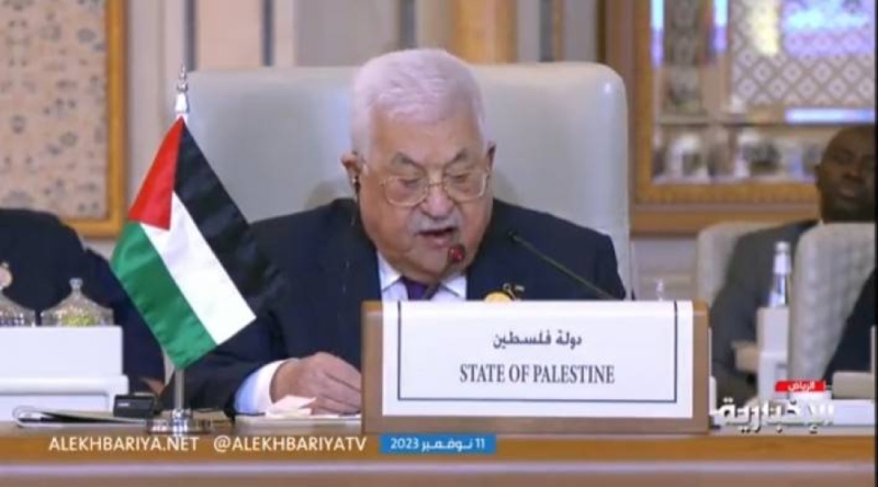 بالفيديو.. الرئيس الفلسطيني: قلبي يعتصر ألمًا وحزنًا وغضبًا على مقتل آلاف الأطفال وإبادة أسر بكاملها