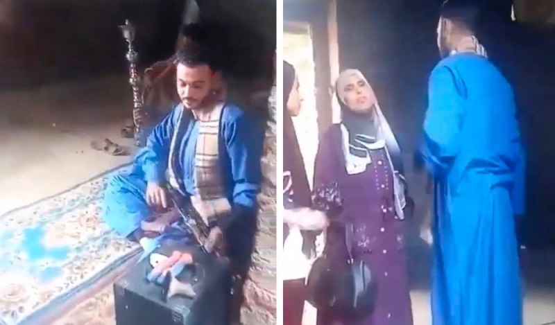 مصر:  الكشف عن ملابسات فيديو تهديد امرأة بسلاح ناري داخل منزلها بقنا