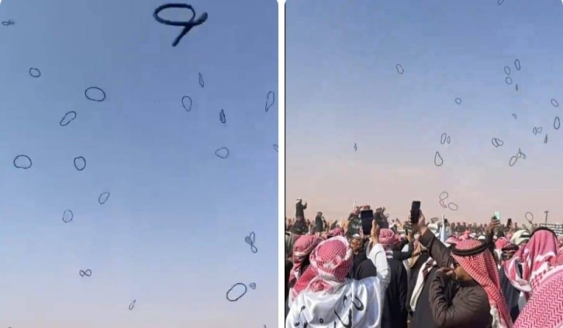 "فهد بن حثلين" يعلن عن  جائزة مالية  لأجمل أبيات تكتب في فيديو "حذف العقل" في الهواء بالصياهد