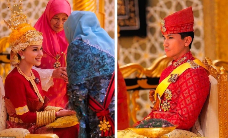 شاهد صور توثق حفل زفاف ملكي ضخم  لنجل "سلطان بروناي " أشهر عازب في آسيا