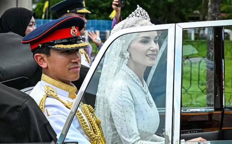 شاهد.. لقطات جديدة من حفل زفاف نجل "سلطان بروناي" أشهر عازب في آسيا