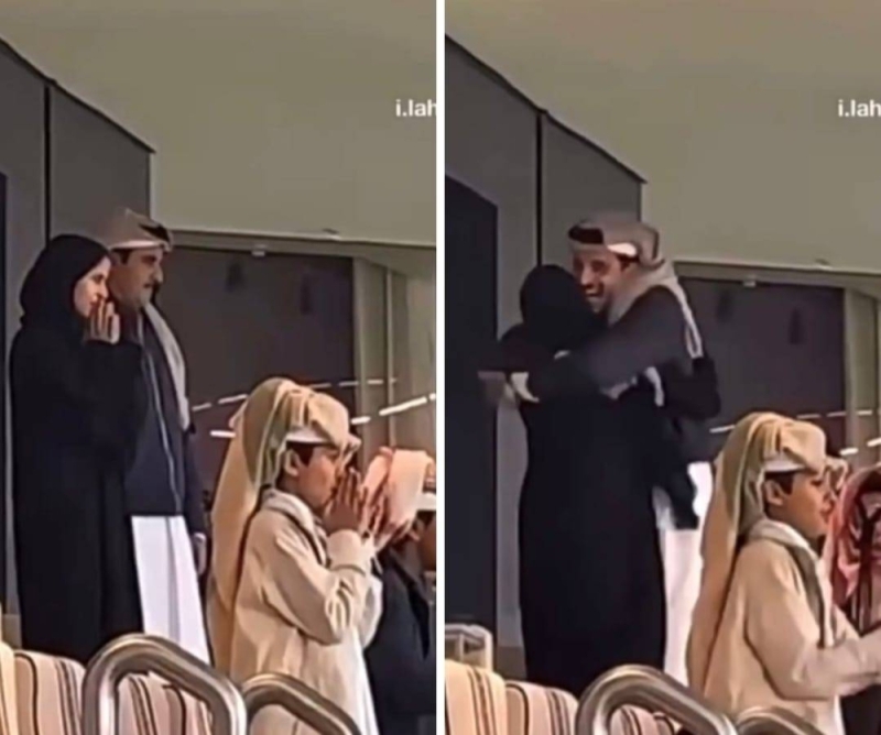 شاهد.. ردة فعل أمير قطر بعد  تأهل المنتخب القطري  إلى نصف نهائي كأس آسيا