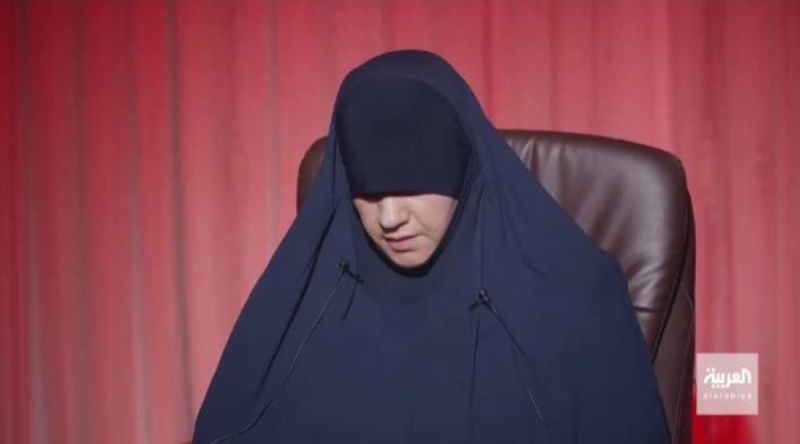 بالفيديو.. زوجة  الإرهابي " أبو بكر البغدادي " تكشف تفاصيل الأيام الأخيرة …وتؤكد :  لا يقود المعارك