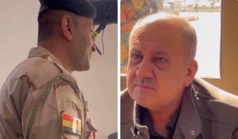 ضابط عراقي يشتكي لوزير الدفاع عدم ترقيته منذ 8 سنوات بسبب اسمه "صدام".. شاهد ردة فعل الأخير