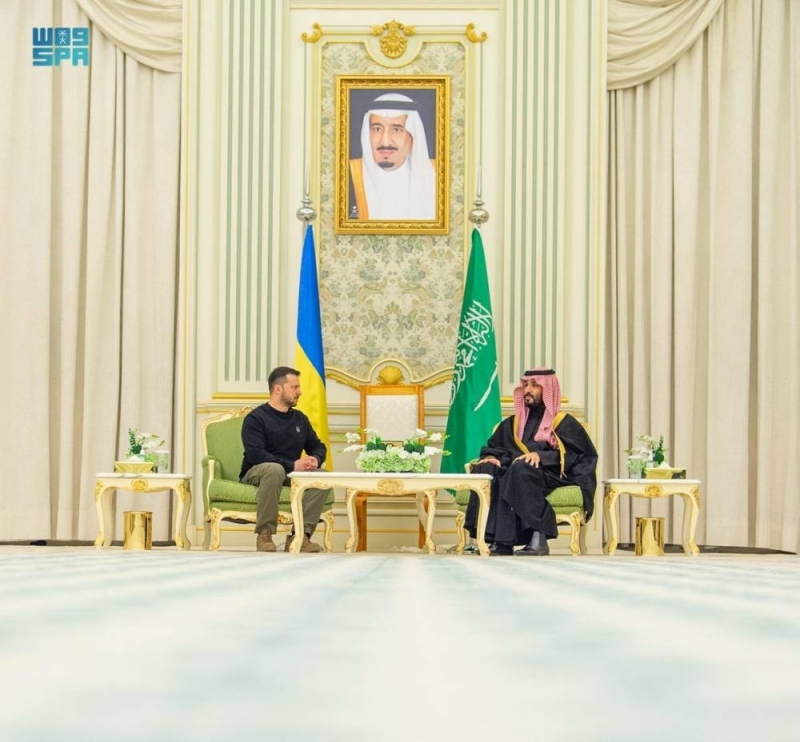 بالصور : ولي العهد والرئيس الأوكراني يستعرضان أوجه العلاقات السعودية الأوكرانية ويبحثان آخر تطورات الأزمة الأوكرانية - الروسية