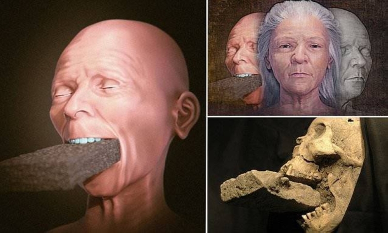 بالصور:  قصة العثور على جمجمة امرأة إيطالية دفنت في القرن 16 بداخل فمها قطعة طوب