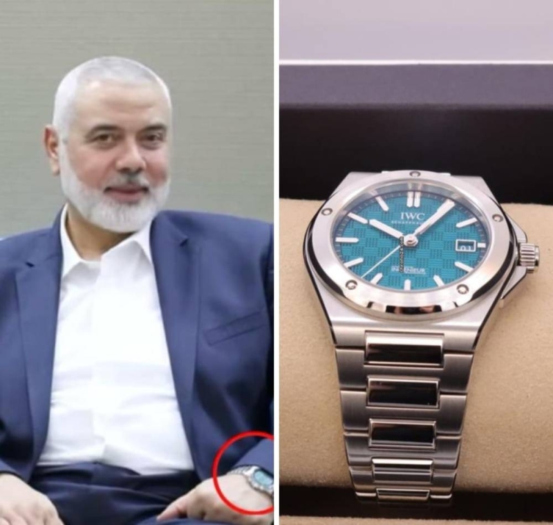 مبلغ صادم.. "أنور مالك" يكشف عن سعر ساعة إسماعيل هنية التي ارتداها في عزاء أبنائه