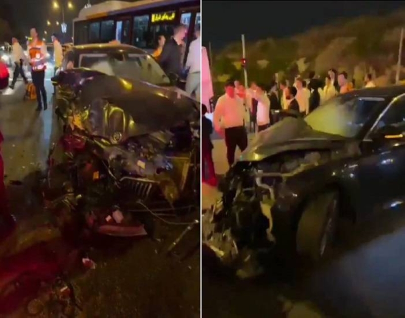 بعد انقلاب مركبة وزير الأمن القومي .. شاهد: وزير إسرائيلي آخر يتعرض لحادث مروري في القدس