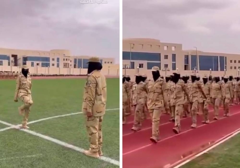 شاهد : مجندات سعوديات أثناء دورة تدريبية على أعمال "مكافحة المخدرات" التأسيسية للعنصر النسائي