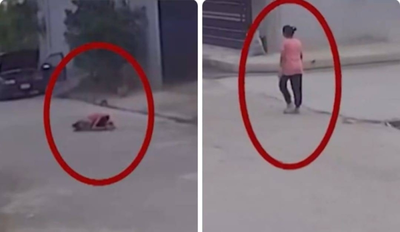 شاهد.. لحظة مقتل طفلة عراقية برصاصة طائشة أثناء سيرها وسط شارع في كركوك