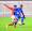  لاعب كاظمة محمد العازمي محاولاً استخلاص الكرة من لاعب التضامن مشعل الشمري 	(كونا) 