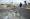 أضرار الحقها الهجوم الصاروخي قرب مطار أربيل الدولي قبل يومين (رويترز)