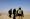 الكاظمي على الحدود العراقية - السورية أمس (رويترز)