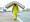 عامل يحتمي من المطر بمرتبة	(تصوير أسعد عبدالله)