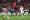 ألفارو موراتا مسجلاً هدفه الثاني في مرمى ريال مدريد (أ ف ب)