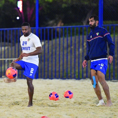 من تدريب الشاطئية