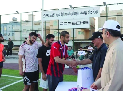 تتويج الفائزين