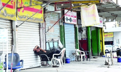 قطع الكهرباء طال أجزاء من «الشويخ الصناعية» (تصوير نايف العقلة)