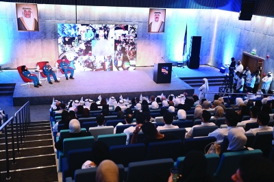 جانب من فعالية «أسبوع الفضاء»