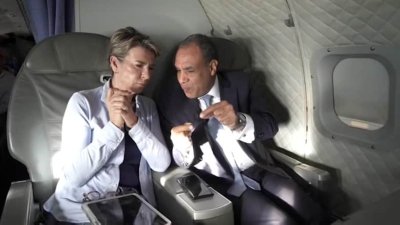 عبدالعاطي خلال اللقاء مع «سي إن إن»